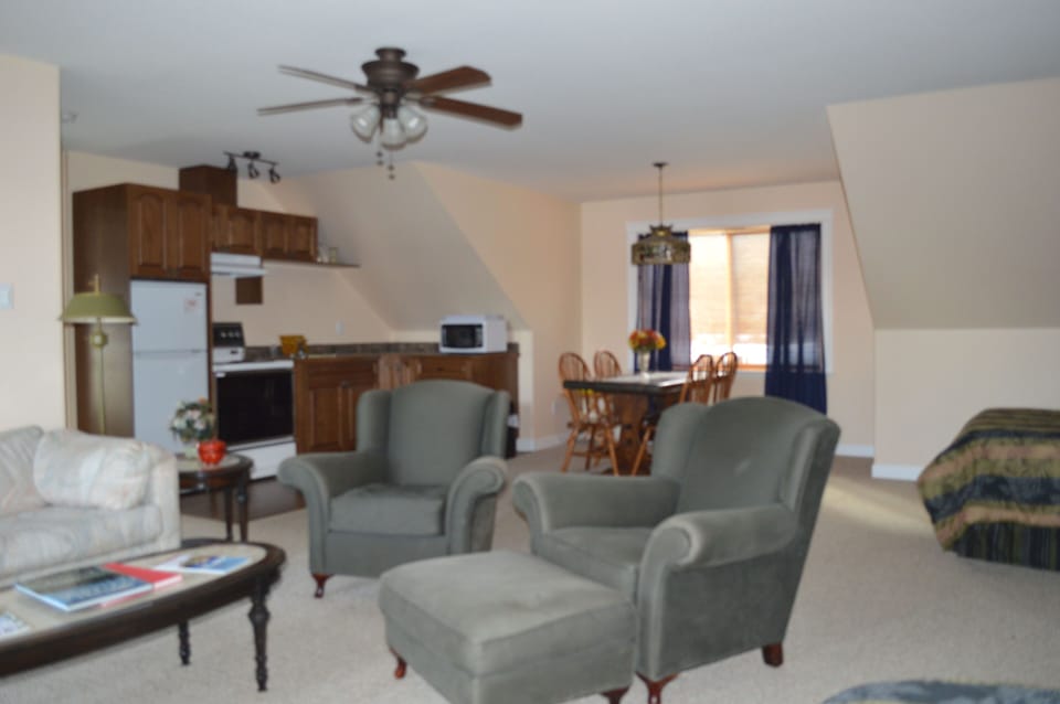 Guest suite from bed area