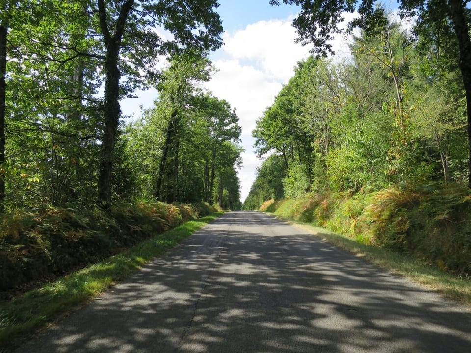 Quiet, open roads