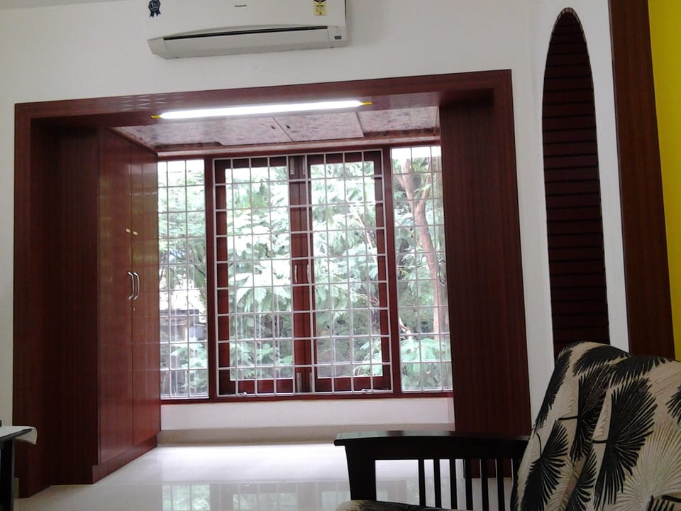 Living room facing dense and thick foliage, rarity  in Chennai. Come enjoy!