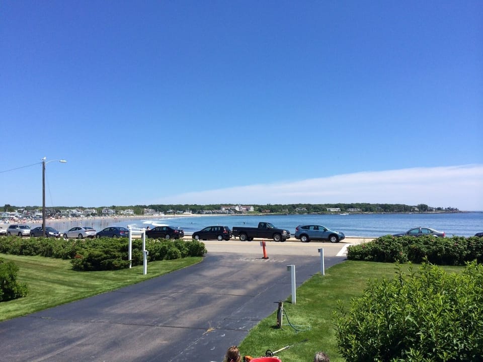 View from Deck to Beach and Ocean.