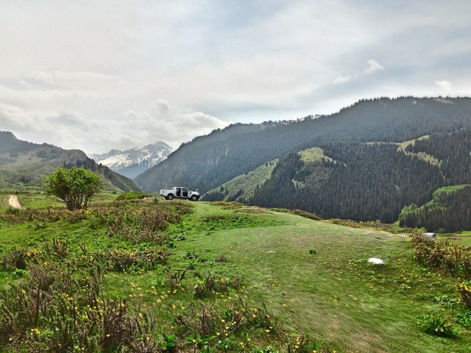 Expedition Ready Ford Ranger With Camping Equipment Campground/ 
RV Resort in Almaty Region, Kazakhstan