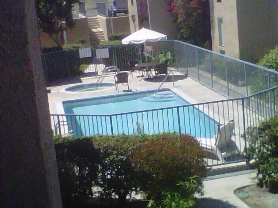 Pool & Spa from balcony