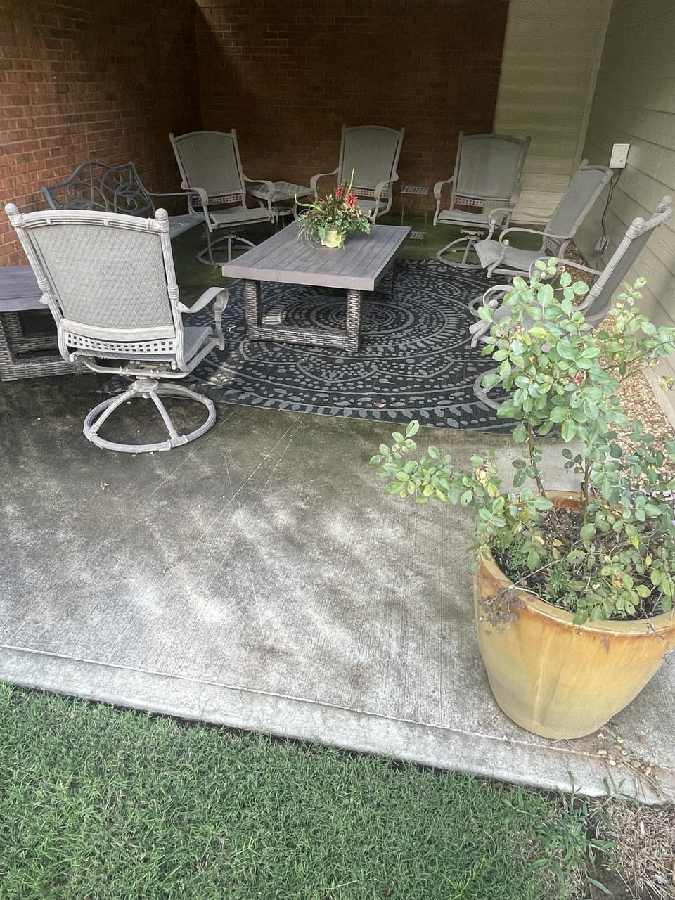 Your own outdoor patio for private time. 
