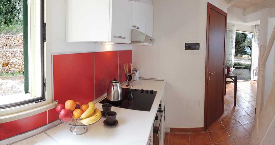 the kitchen