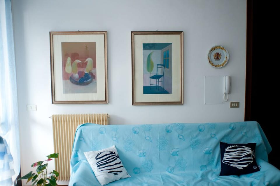 Living room with sofa bed