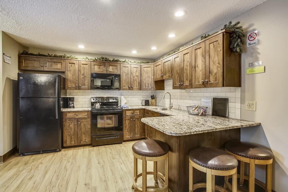 Kitchen with Bar Seating