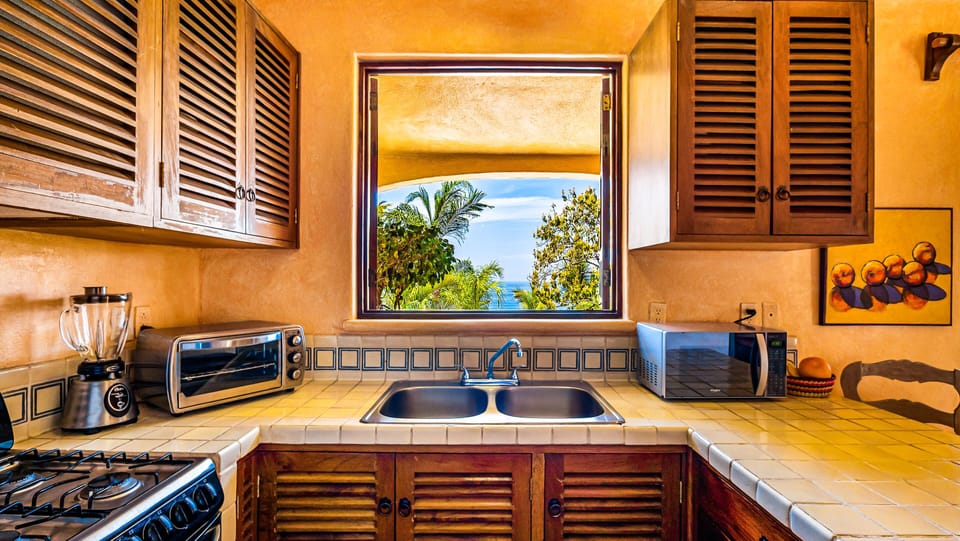 Kitchen with Ocean View