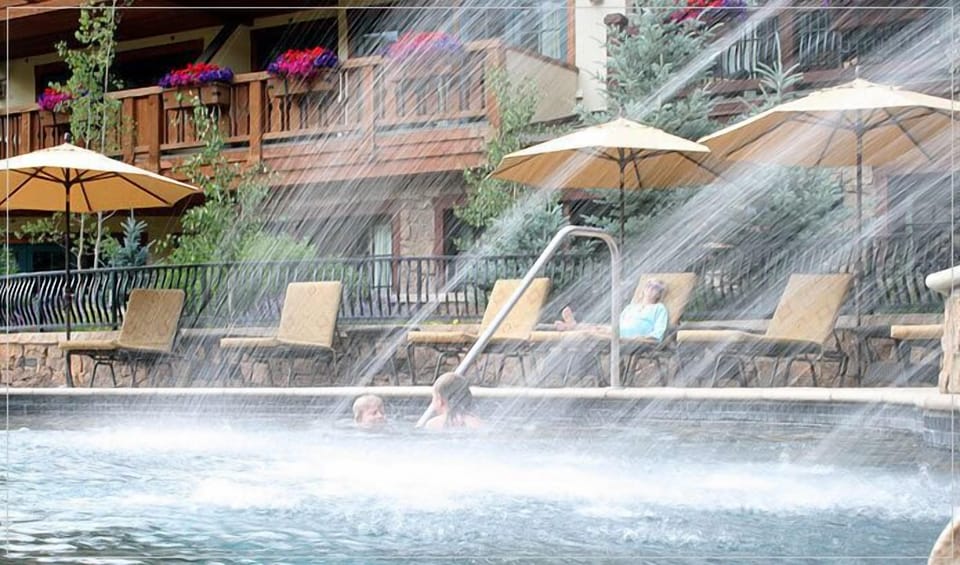 outdoor hot tub