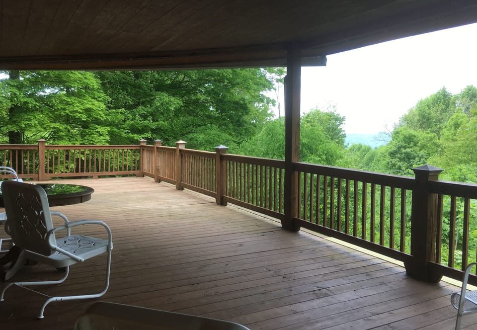 wrap around deck