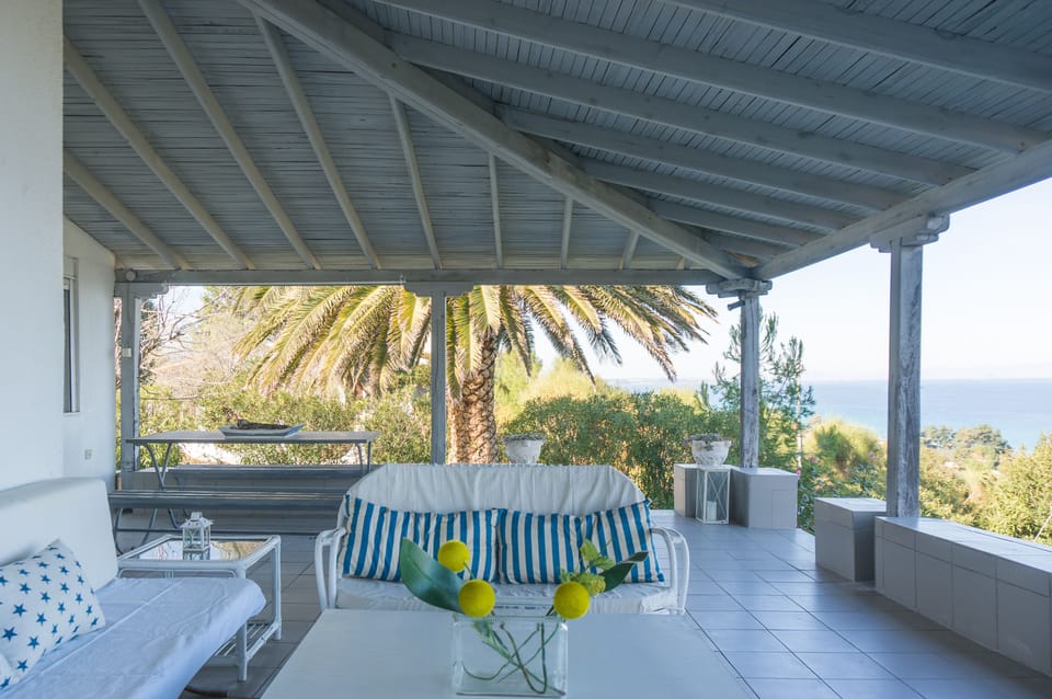 Relaxing on the porch/balcony