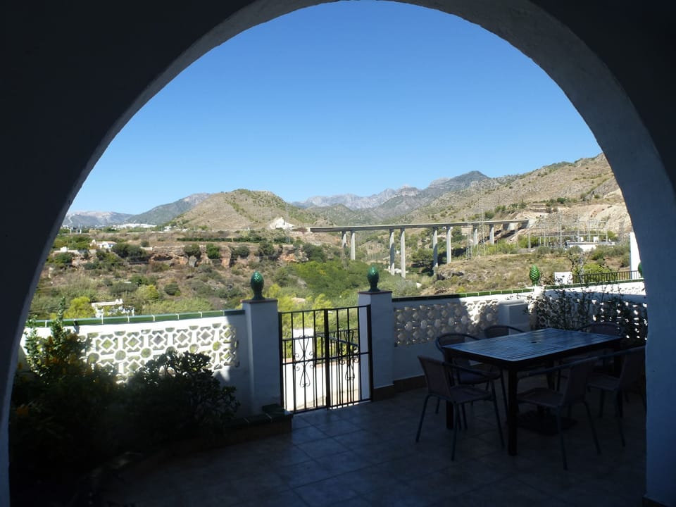 View from the covered front terrace area