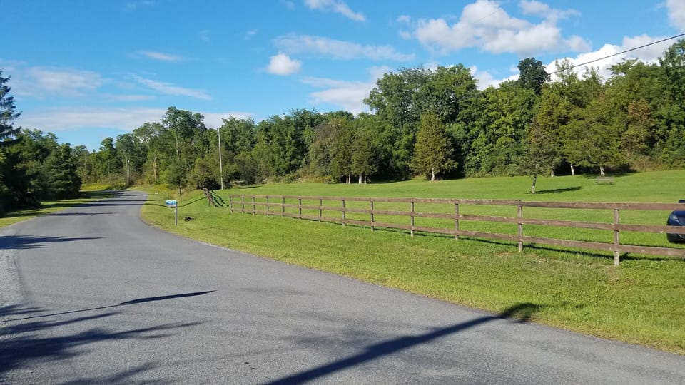 Plenty of parking and room for yard games