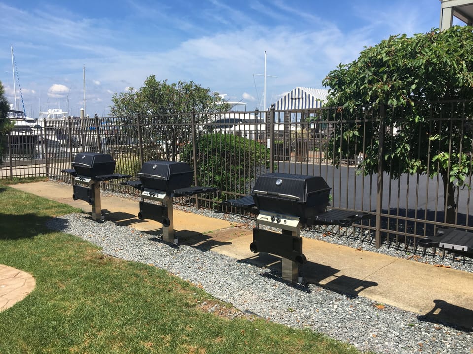BBQ with beautiful harbor view!