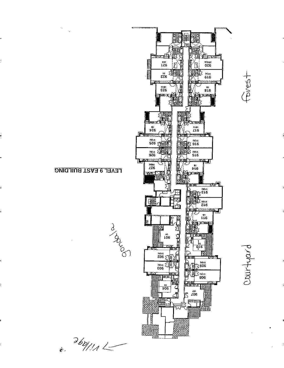 My unit (926) is in the East tower facing the Whistler Gondola and Mountain