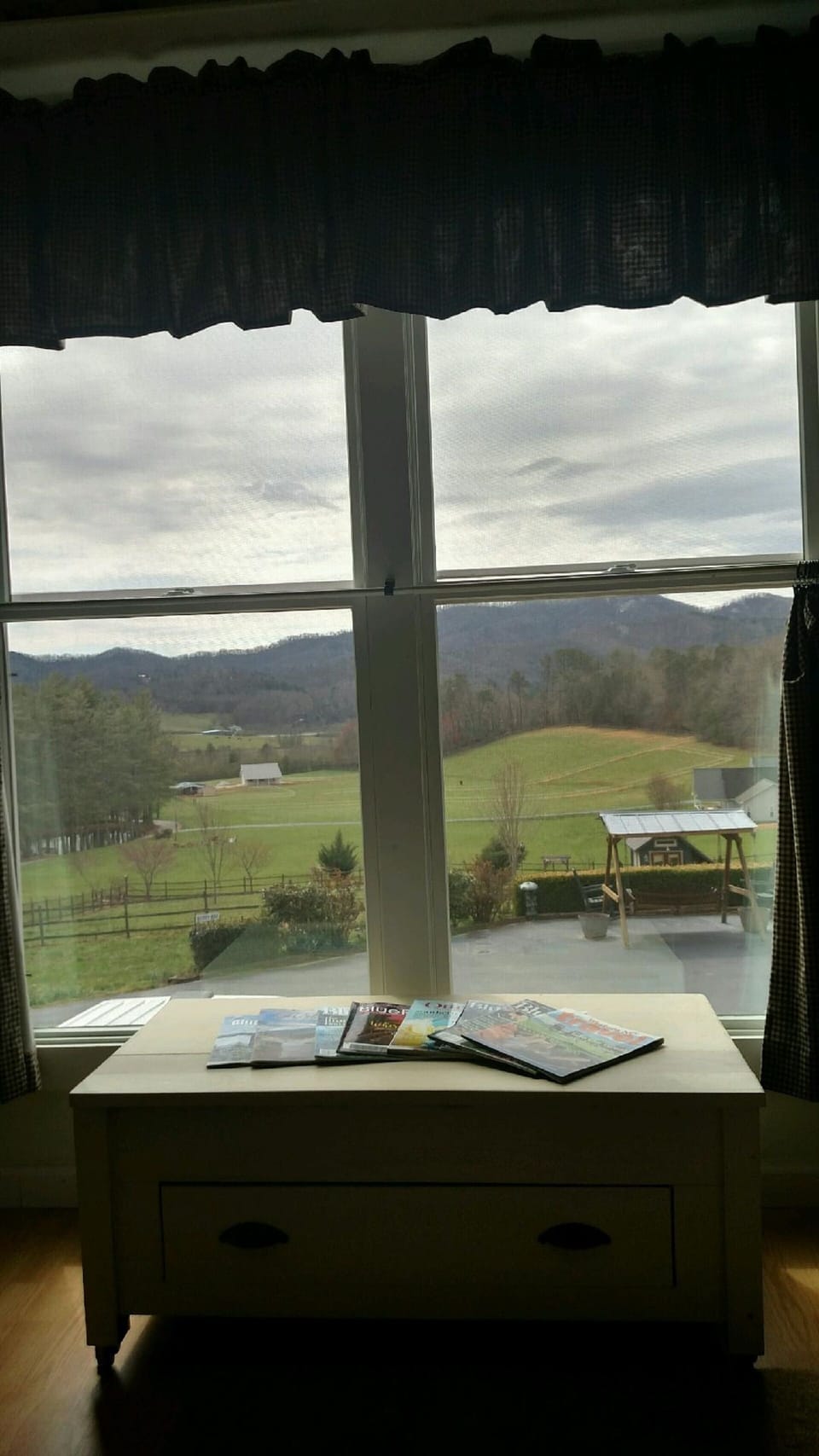 Remember the leather chair..? This is your view.