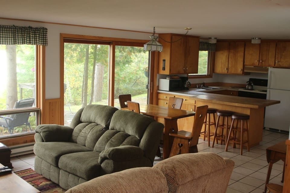 Living room and Kitchen