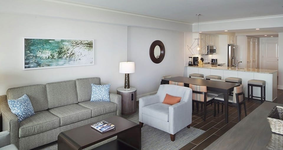 living and dining area