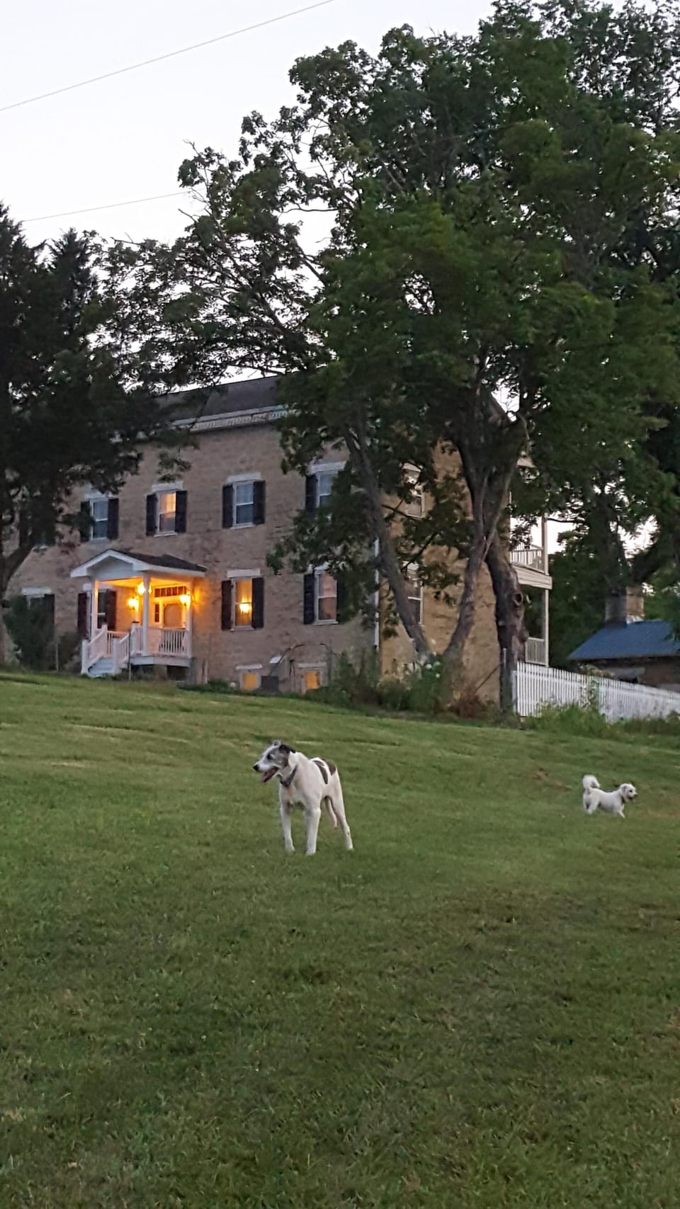 The historical stone house at Noser Mill