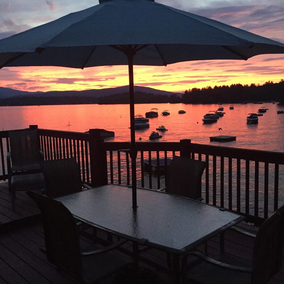 Glorious Sunset from the Main House Deck!