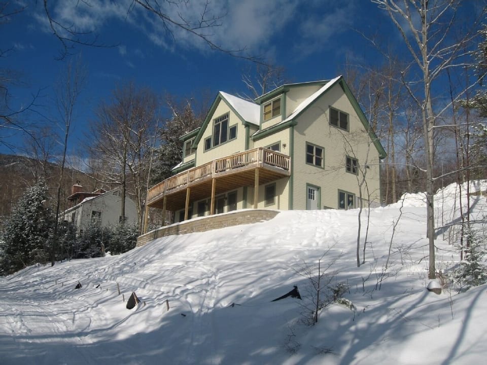 View Of House from the Ski Trail