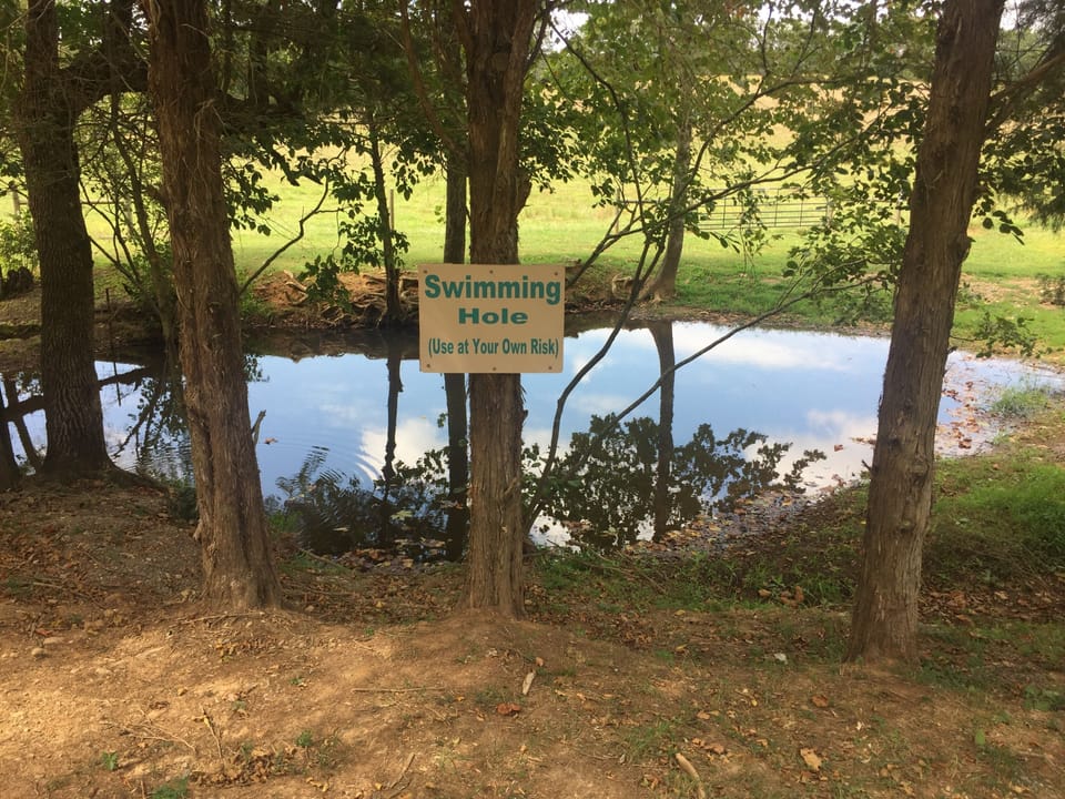 Our swimming hole.