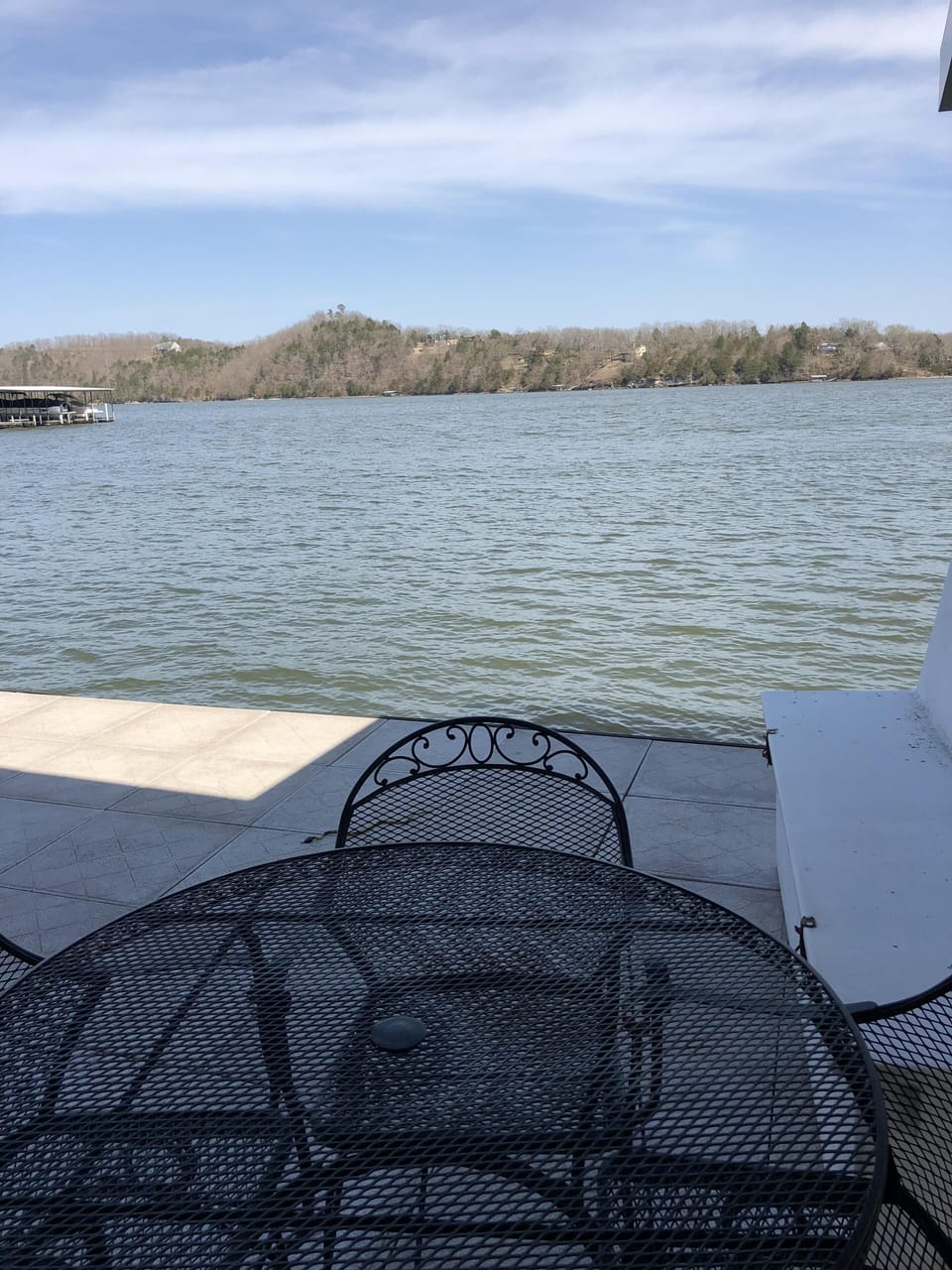 View from the boat dock 