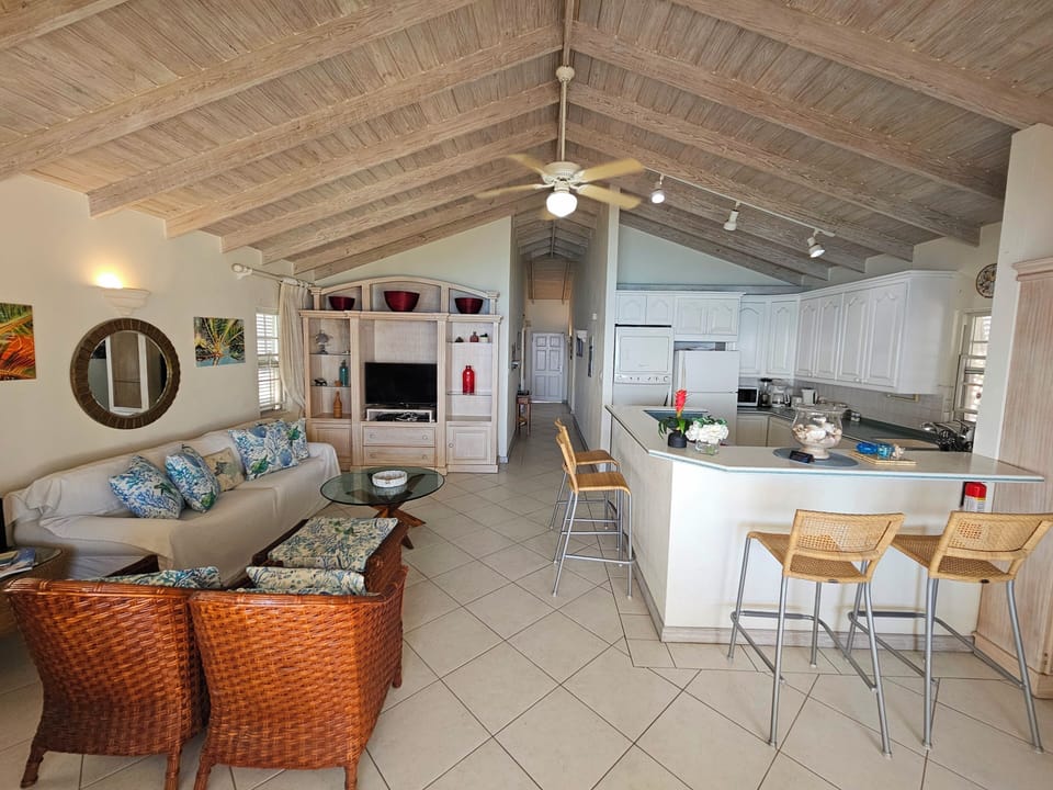 Living and kitchen