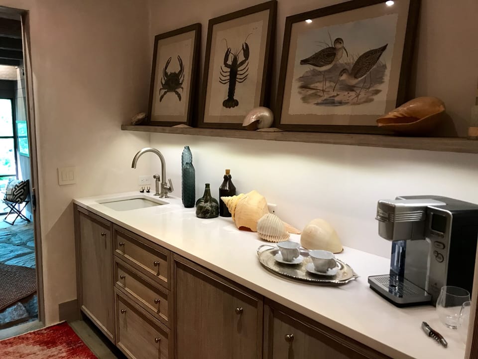 Enjoy fresh-made coffee each morning in your private coffee bar