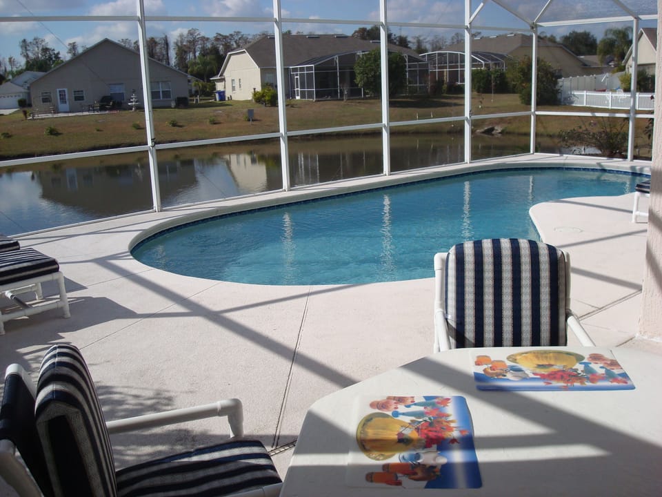 Heated 28 Ft Private Pool with Salt Water Purification