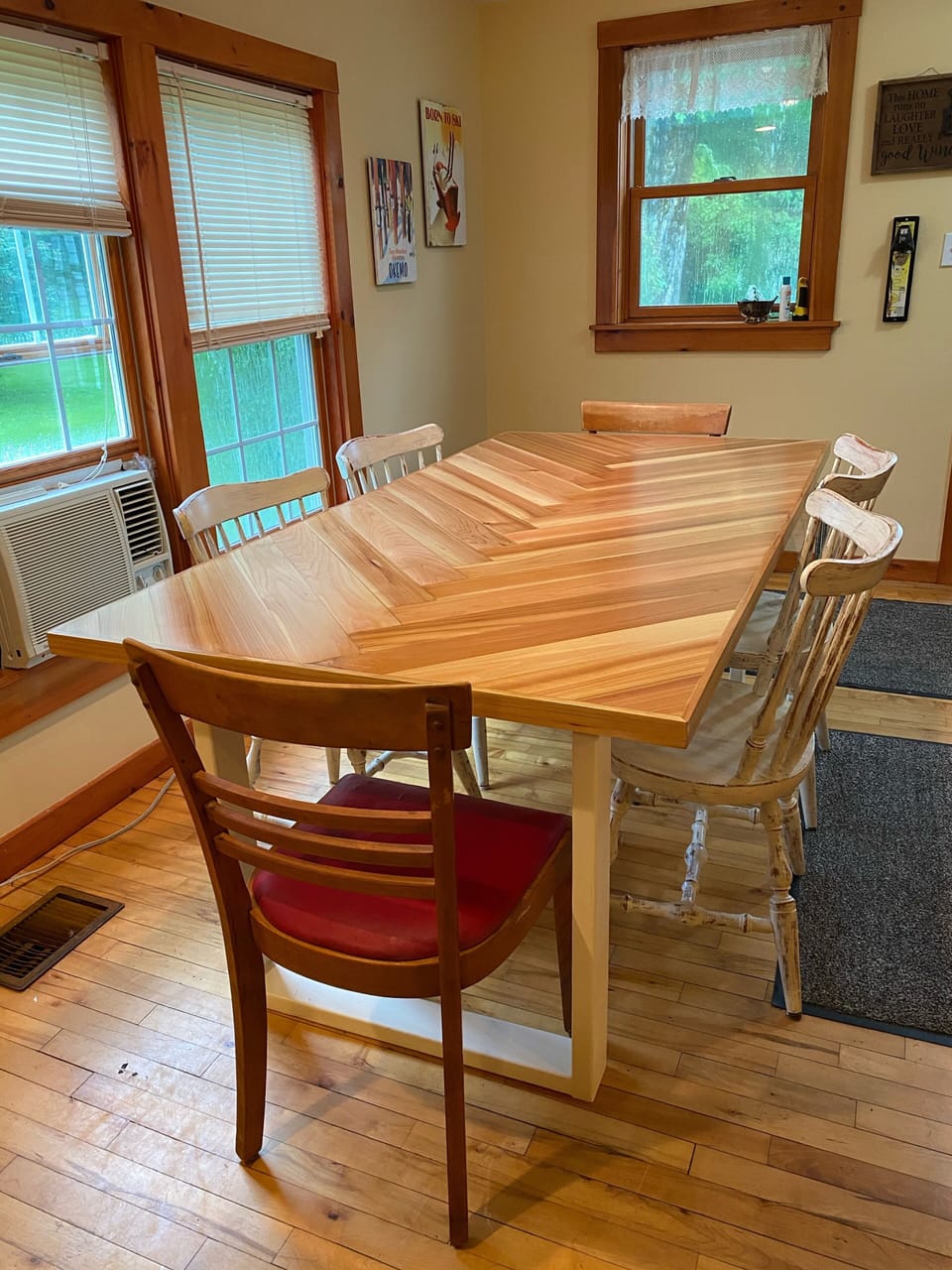 Unit 2 kitchen - table easily fits 8 people.