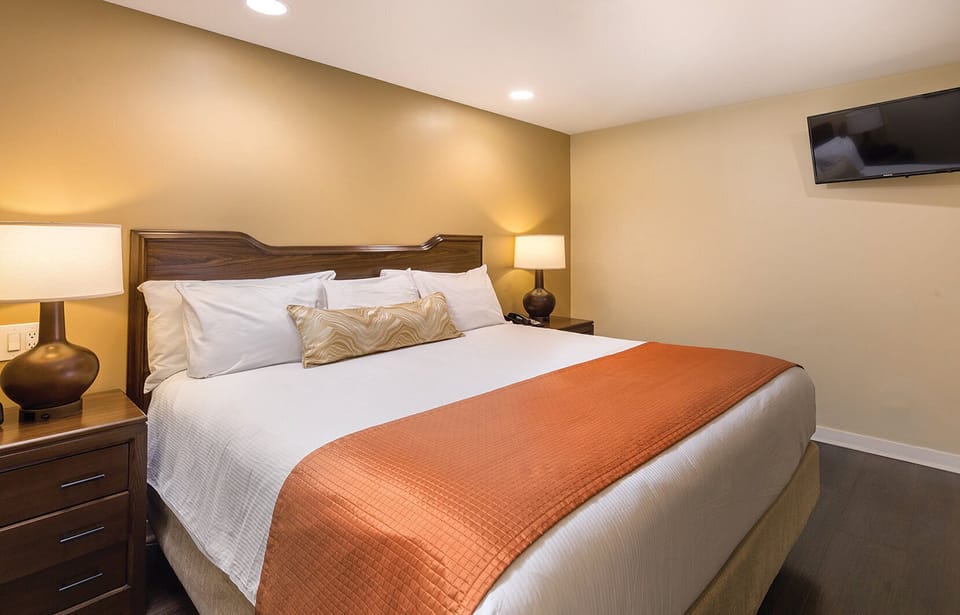 King bed configuration if selected.