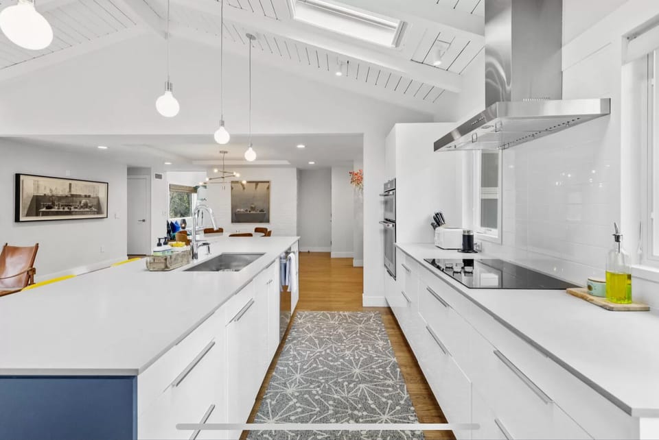 Fully stocked kitchen with new appliances