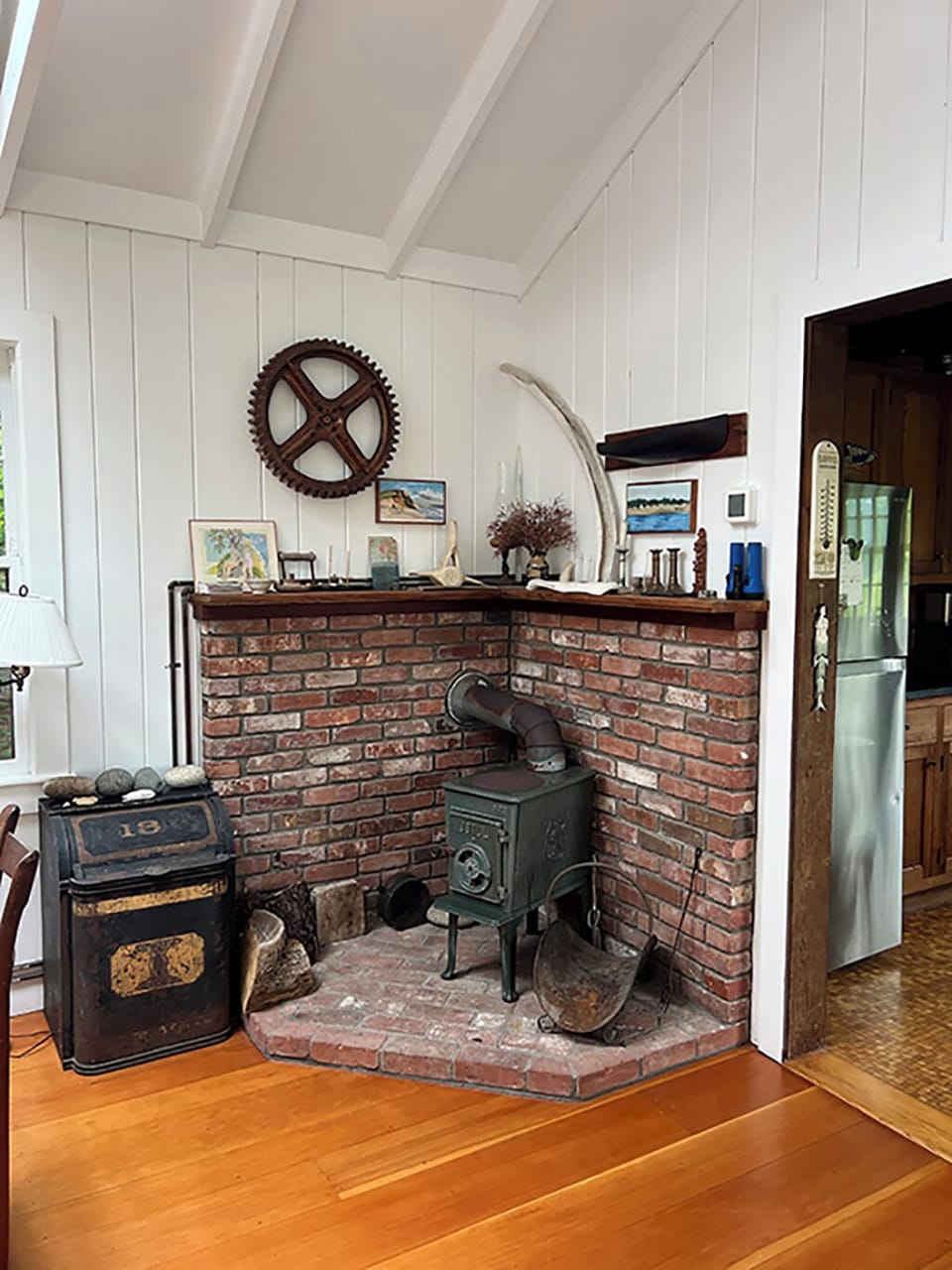 Even though the heat pump warms the house just fine, we love the jotul as well. 
