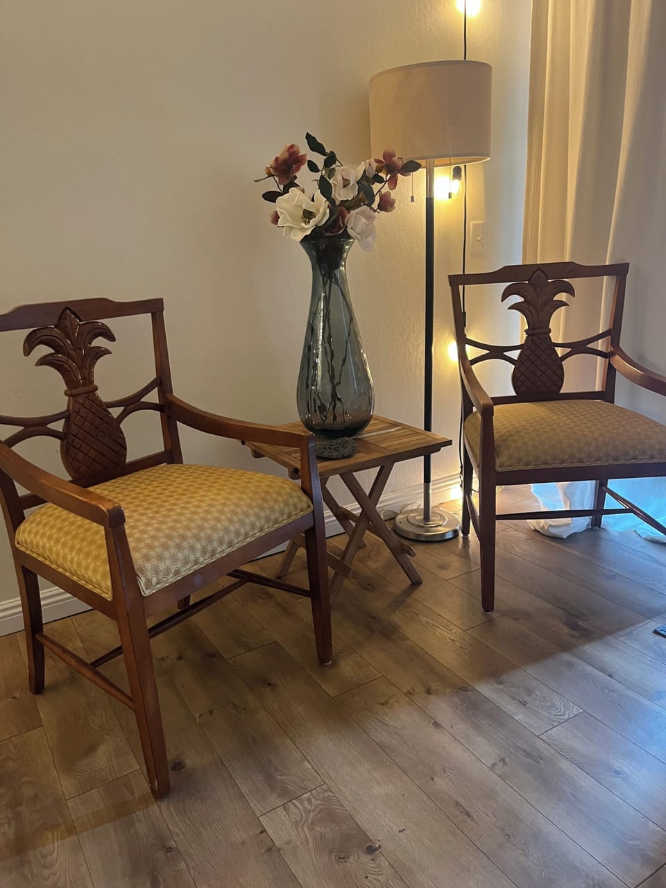 Sitting area in bedroom