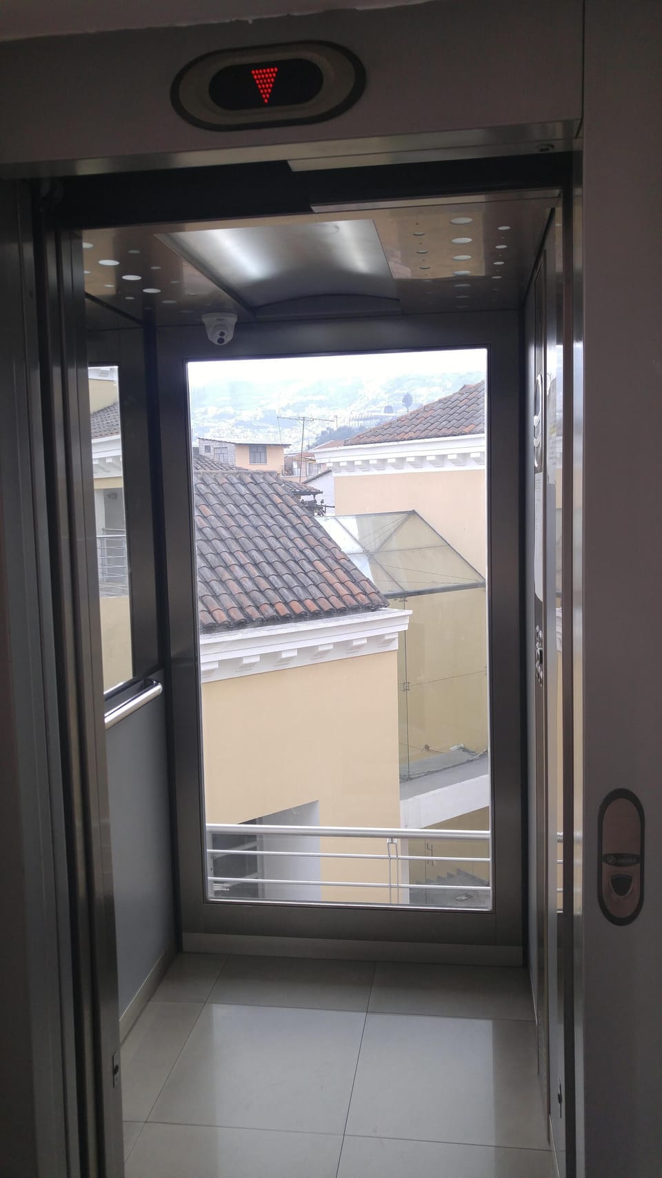 Entrance to elevator