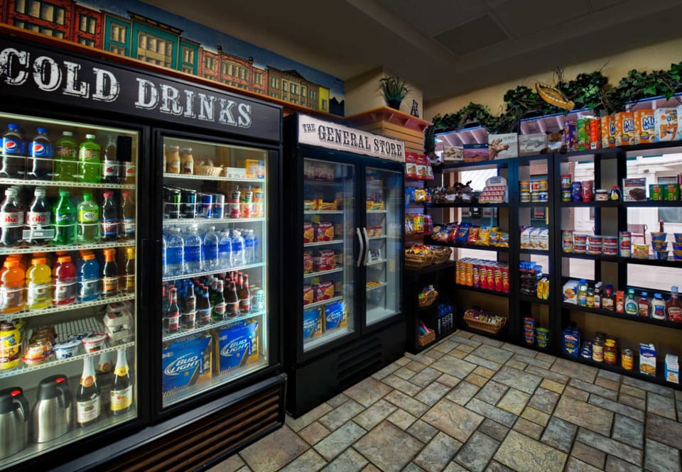 Sundries for sale off lobby