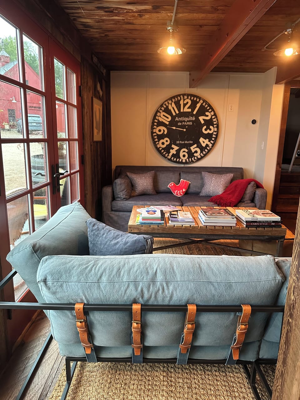 Wine tasting room lounge.