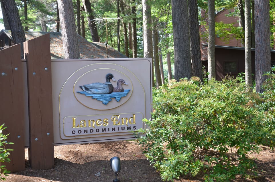 Lanes end waterfront condominiums.