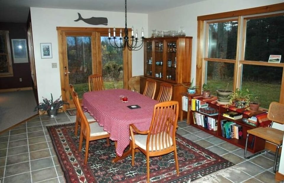 Spacious dining room