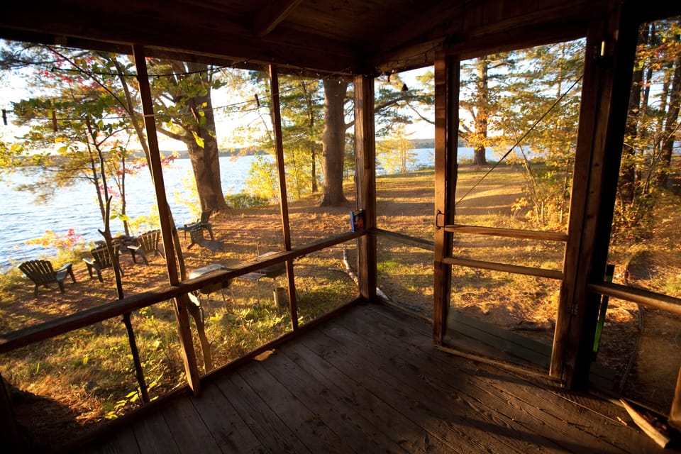 Lakeside Cabin Porch