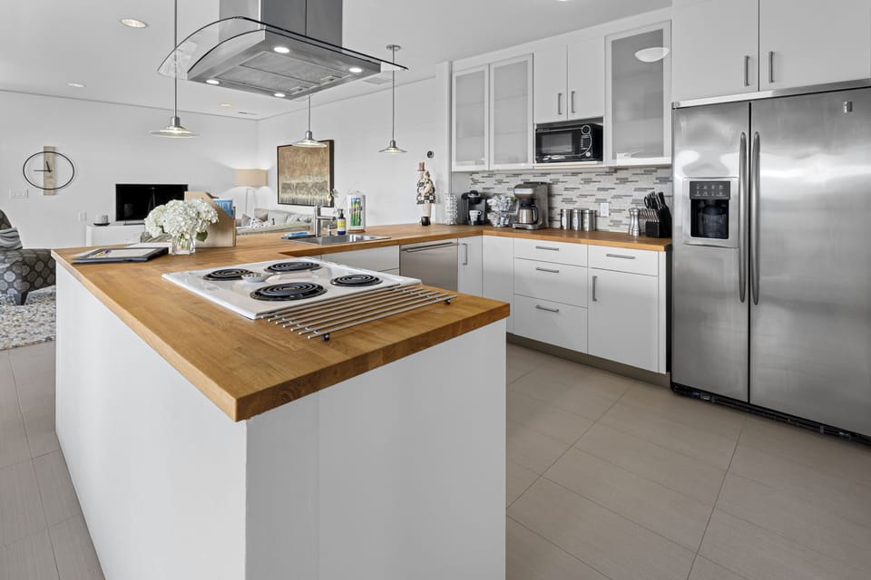 Enjoy cooking?  Add groceries then all you’ll need to make delicious meals.  
