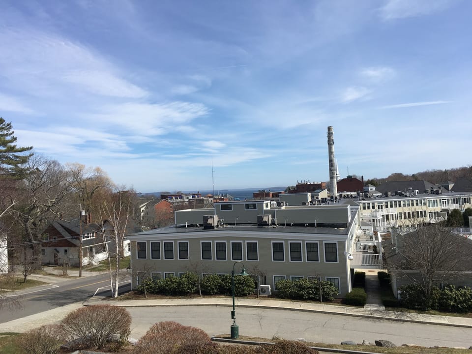 view from front deck