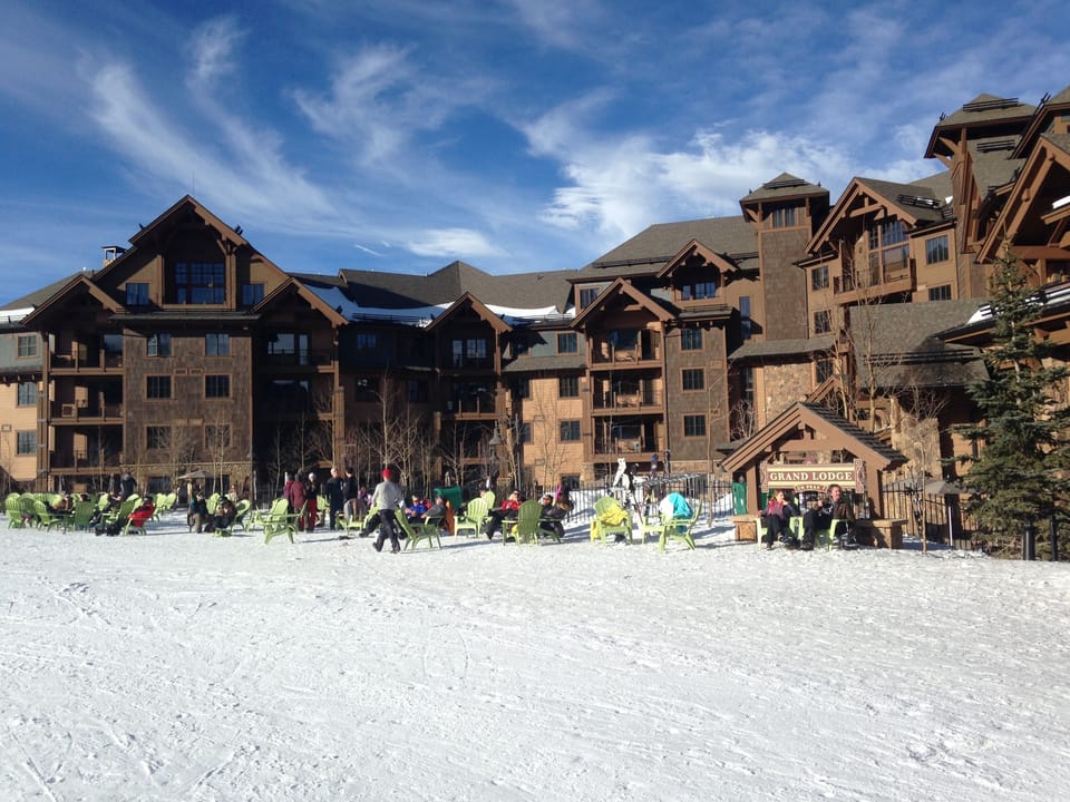 Grand Lodge on Peak 7 - view from lift area