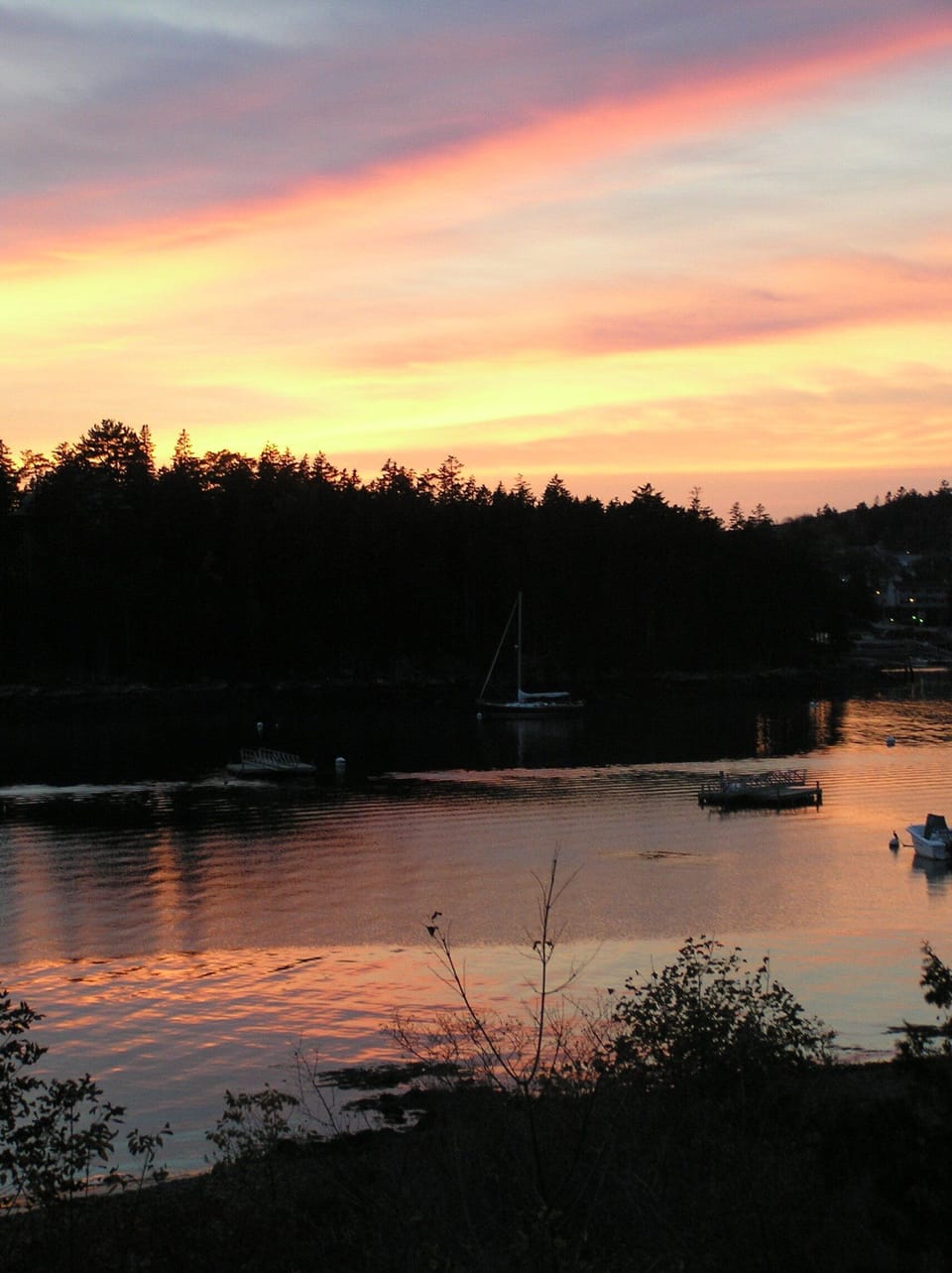 Enjoy amazing sunsets from the porch.
