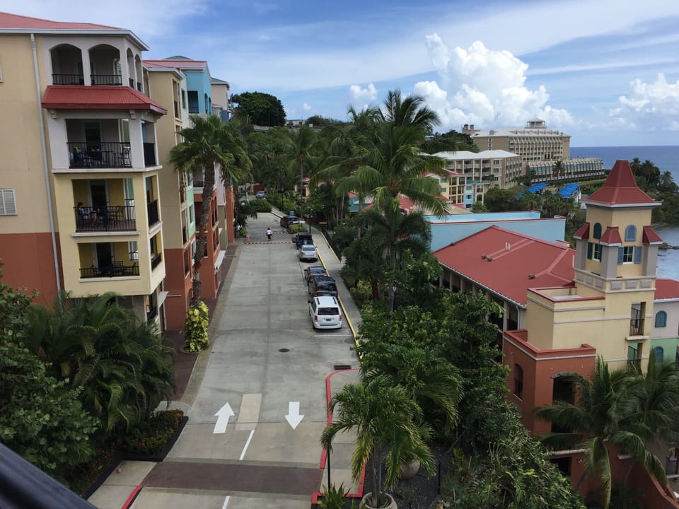 The lane through the resort