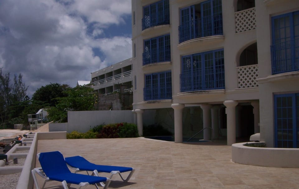 Large private deck with pool