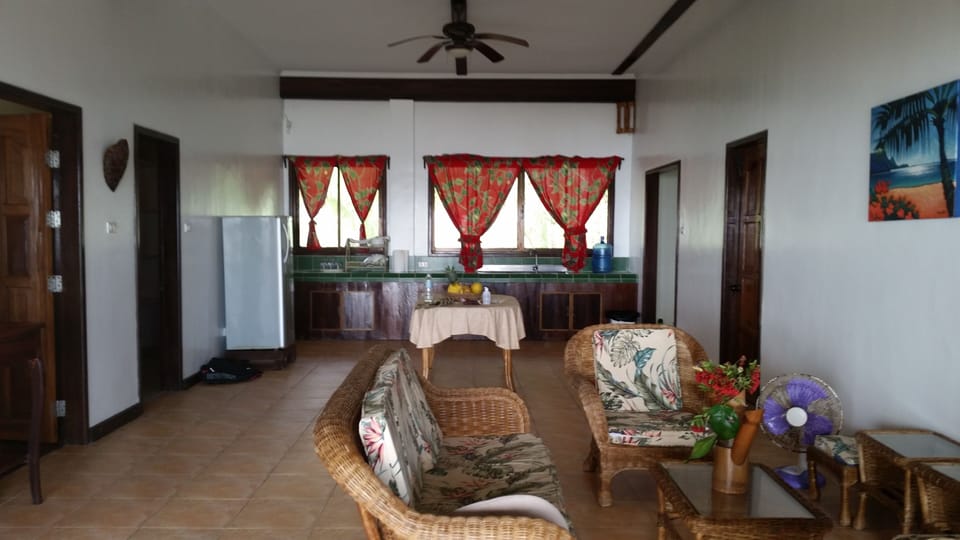 View of dining room and living room