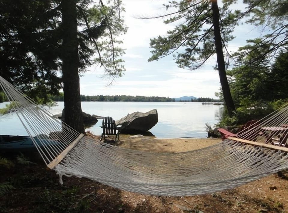 Enjoy lake and beach activities from the hammock!