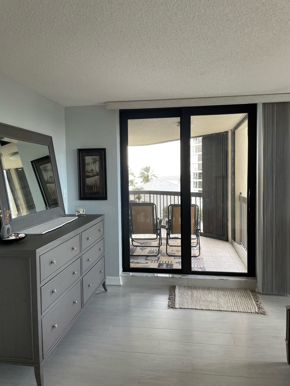 Master bedroom looking out to Gulf