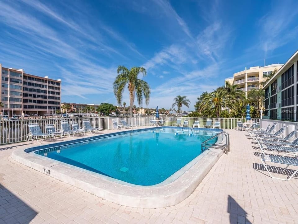 Private heated pool